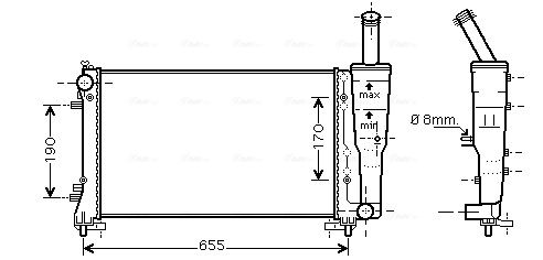 Radiateur Ava Cooling FTA2297