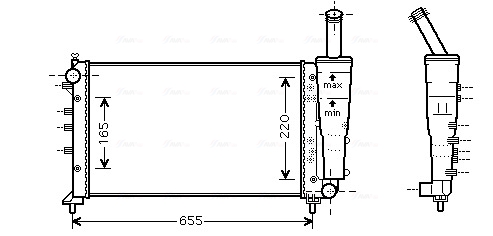 Radiateur Ava Cooling FTA2299