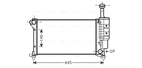 Radiateur Ava Cooling FTA2335