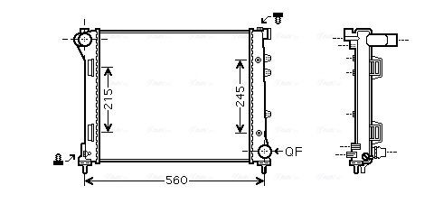 Radiateur Ava Cooling FTA2346