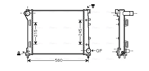 Radiateur Ava Cooling FTA2387