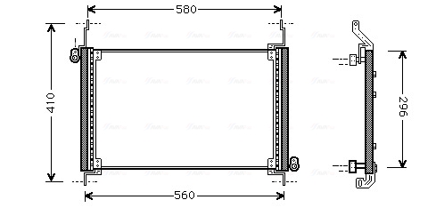 Airco condensor Ava Cooling FTA5127