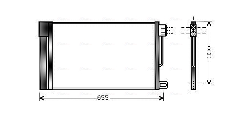 Airco condensor Ava Cooling FTA5314D