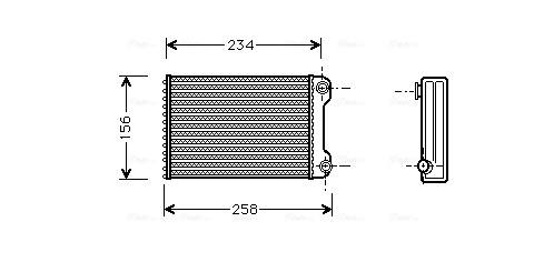 Kachelradiateur Ava Cooling FTA6242