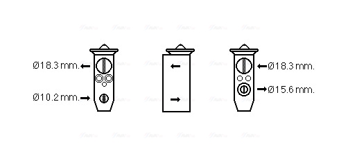 Airco expansieklep Ava Cooling HD1291