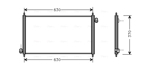 Airco condensor Ava Cooling HD5107