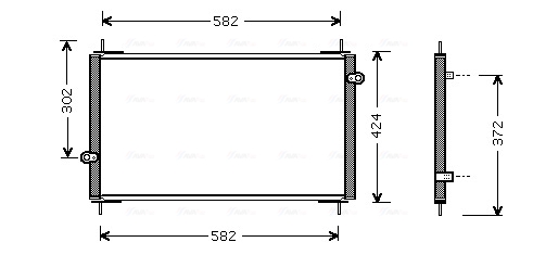 Airco condensor Ava Cooling HD5112