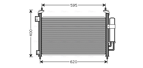 Airco condensor Ava Cooling HD5213D