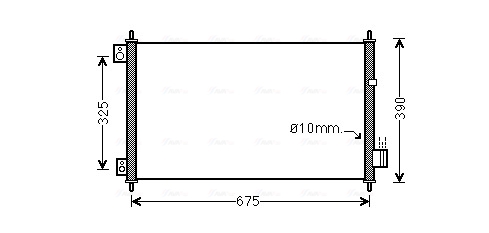 Airco condensor Ava Cooling HD5229