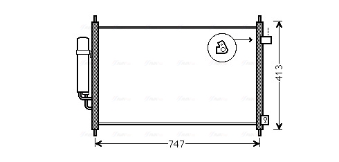 Airco condensor Ava Cooling HD5233D