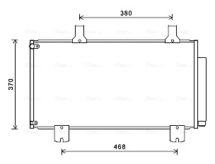 Airco condensor Ava Cooling HD5247D