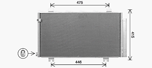 Airco condensor Ava Cooling HD5325D