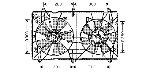 Ventilatorwiel-motorkoeling Ava Cooling HD7516