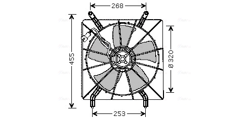 Ventilatorwiel-motorkoeling Ava Cooling HD7519