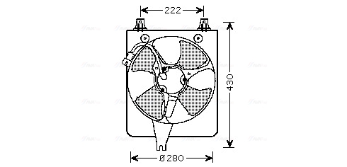 Ventilatorwiel-motorkoeling Ava Cooling HD7529