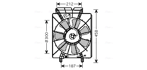 Ventilatorwiel-motorkoeling Ava Cooling HD7533