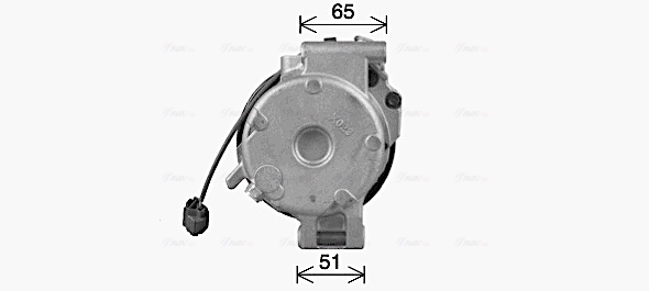 Ava Cooling Airco compressor HDAK322