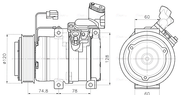 Airco compressor Ava Cooling HDAK340