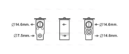 Airco expansieklep Ava Cooling HY1397