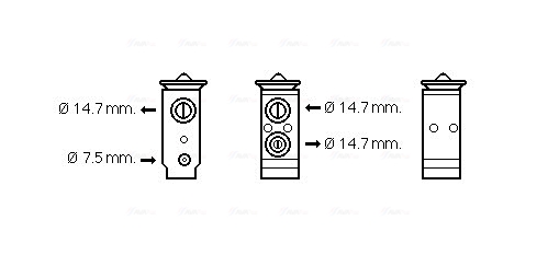 Airco expansieklep Ava Cooling HY1441