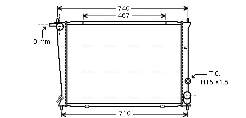Radiateur Ava Cooling HY2053