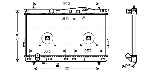 Radiateur Ava Cooling HY2077