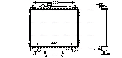 Radiateur Ava Cooling HY2115