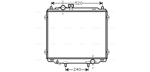 Radiateur Ava Cooling HY2145