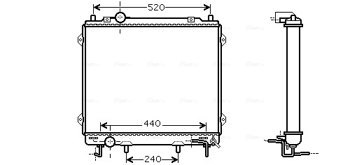 Radiateur Ava Cooling HY2146