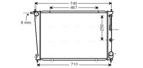 Radiateur Ava Cooling HY2255