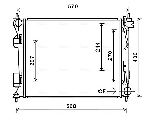 Radiateur Ava Cooling HY2270