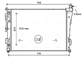 Radiateur Ava Cooling HY2423