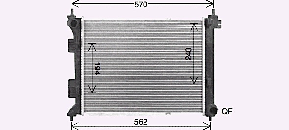 Radiateur Ava Cooling HY2479