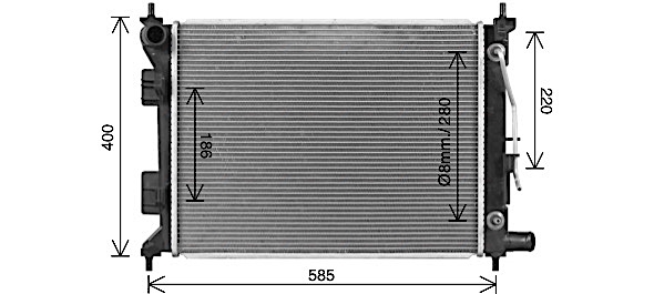 Radiateur Ava Cooling HY2493