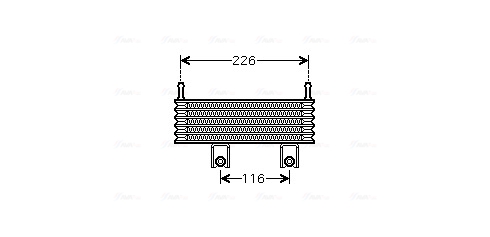 Oliekoeler motorolie Ava Cooling HY3152