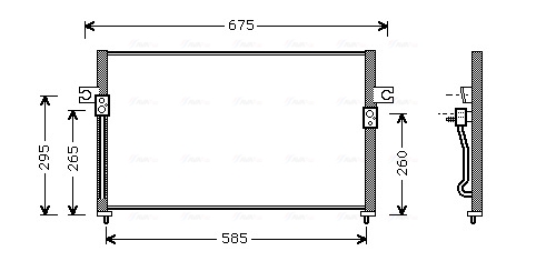 Airco condensor Ava Cooling HY5058