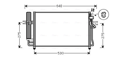 Airco condensor Ava Cooling HY5087D