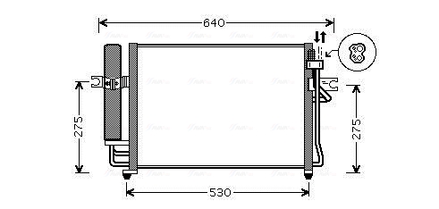 Airco condensor Ava Cooling HY5090D