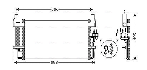 Airco condensor Ava Cooling HY5092D