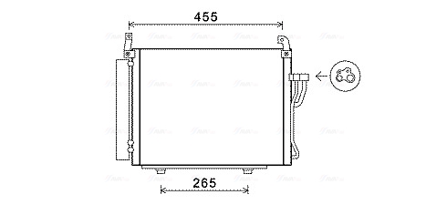 Airco condensor Ava Cooling HY5245D