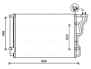 Airco condensor Ava Cooling HY5299D