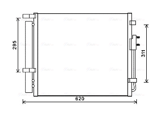 Airco condensor Ava Cooling HY5343D