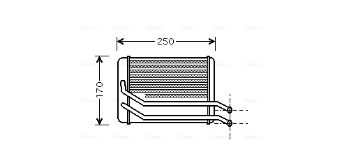 Kachelradiateur Ava Cooling HY6118