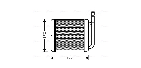 Kachelradiateur Ava Cooling HY6136