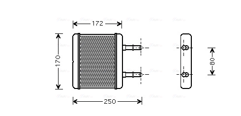 Kachelradiateur Ava Cooling HY6137