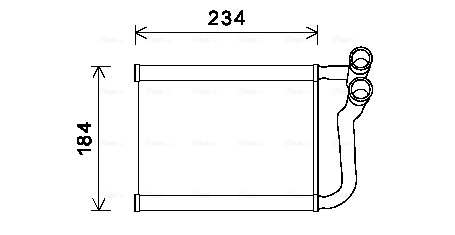 Kachelradiateur Ava Cooling HY6253