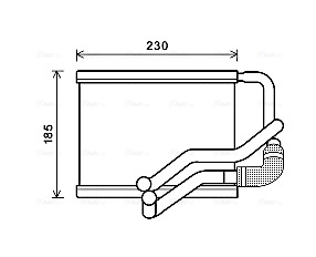 Kachelradiateur Ava Cooling HY6314