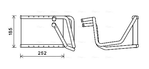 Kachelradiateur Ava Cooling HY6438