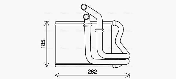 Kachelradiateur Ava Cooling HY6461