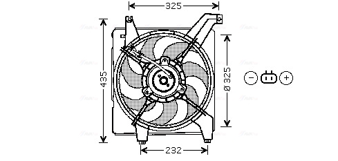 Ventilatorwiel-motorkoeling Ava Cooling HY7507